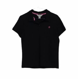 Lilly Pulitzer Crop Shrunken Polo Palm Tree Tee
